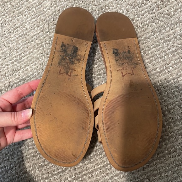 Marc Fisher Pava Slide Sandal in Nude - Picture 3 of 3